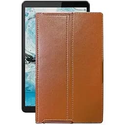 Чохол StatusCASE з екошкіри для планшету Lenovo Tab M8 TB-8505F Коричневий