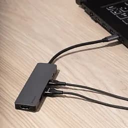 Type-C-Хаб Proove Iron Link 6 in 1 (2*USB3.0 + SD/TF + RJ45 + HDMI) - мініатюра 3