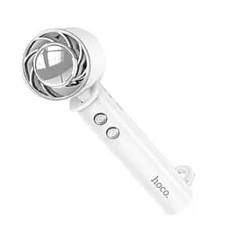 Портативний вентилятор Hoco HX61 Exquisite handheld folding fan 1200 mAh White - мініатюра 3