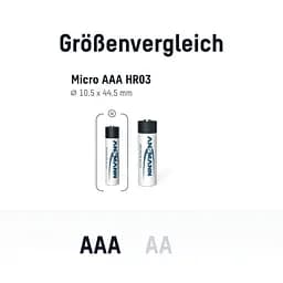 Акумулятори Ansmann AAA/HR03 NI-MH 1100 mAh BL 4 шт (5035232) - мініатюра 8