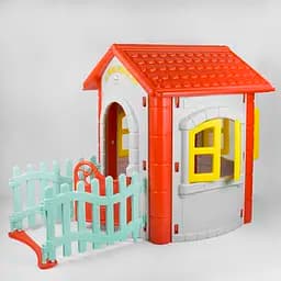 Ігровий будиночок Pilsan Magic House, сірий із червоним, 130x200 см, 06-194 - мініатюра 2