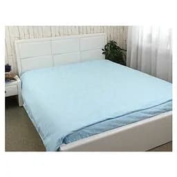 Простирадло Руно Блакитний вензель, бязь набивна, 240х220 см, блакитний (76.114Б_Блакитний вензель)