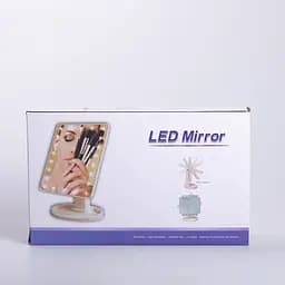 Косметичне дзеркало з LED-підсвіткою 22 світлодіоди, чорний Yiwu HP-10-4AB - мініатюра 5