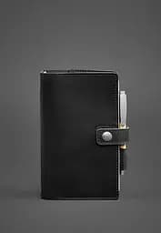 Шкіряний блокнот (Софт-бук) 4.0 чорний Crazy Horse