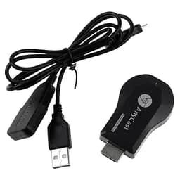 Бездротовий медіаплеєр стример HDMI Wi-Fi Wi-Fi Anycast M-9 Plus ресивер для під'єднання пристрою до проекторів і ТV