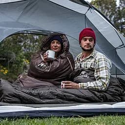 Спальник Naturehike U350S з капюшоном (NH20MSD07) -3°C - лівий - коричневий - мініатюра 7
