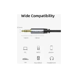 Кабель мультимедійний 3.5mm M to 3.5mm M 1.8m Cabletime (CA915262) - мініатюра 5