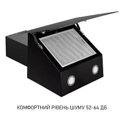 Витяжка декоративна похила Minola HVS 6812 BL 1200 LED - мініатюра 6