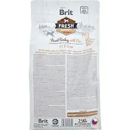 Сухий корм для собак Brit Fresh Turkey/Pea Light Fit and Slim Adult 2.5 кг (8595602530809) - мініатюра 2