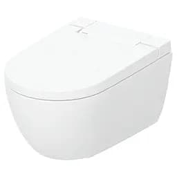 Унитаз-биде подвесной Geberit AquaClean Alba KeraTect 146.350.01.1 с белой панелью с сидением Soft Close, Белый