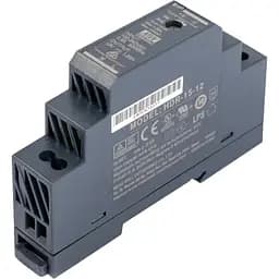 Джерело живлення Mean Well HDR-15-12 15Вт, 12В, 1.25А на Din-рейку