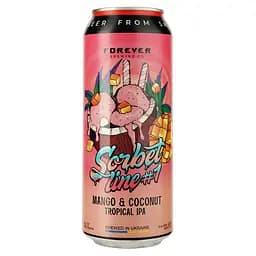 Пиво Volynski Browar Forever Mango&Coconut светлое нефильтрованное 4.5% ж/б 0.5 л