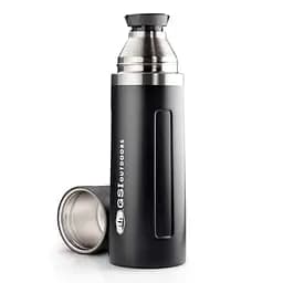 Термос GSI Outdoors Glacier Stainless 1 L Vacuum Bottle Чорний (1099-67475) - мініатюра 2