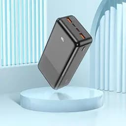 Портативна батарея - зовнішній акб Hoco J108B Universe 22.5W 30000mAh чорний - мініатюра 4