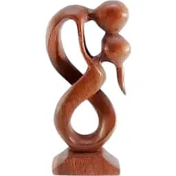 Статуетка "Закохані" дерево 20х8,5х3,5 см
