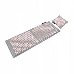 Килимок акупунктурний з подушкою 4FIZJO Eco Mat XL Аплікатор Кузнєцова 4FJ0515 Grey/Pink (P-5907739313607) - мініатюра 6