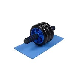 Ролик для пресса EasyFit с ковриком Синий (3 колеса) (EF-1353-B)