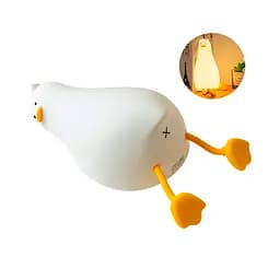 Нічник силіконовий Лежача втомлена качка (K-1096)