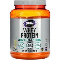 Сывороточный протеин Now Foods Whey Protein Sports Сливочно-ванильный 907 г