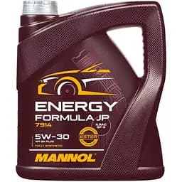 Масло моторное Mannol Energy Formula JP 5W-30, 5 л (183594)