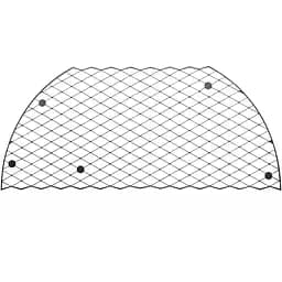 Маска на лицо Bijoux Indiscrets - Louise Mask, виниловая, клеевая крепь, без завязок