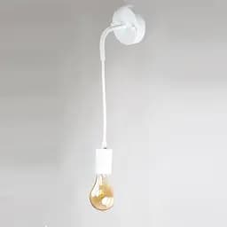 Стальное настенное бра, PikArt арт. 3942 белый