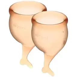 Набір менструальних чаш Satisfyer Feel Secure (Orange)