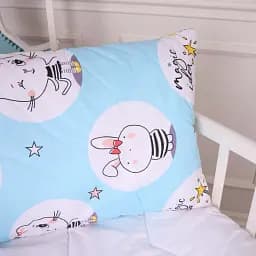 Подушка антиалергенна MirSon Kids Time 20-0044 Cats and bunnies 40х60 см (2200009669446) - мініатюра 3