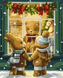 Набір для розпису по номерах Магазин іграшок, 40x50 см, КНО6553