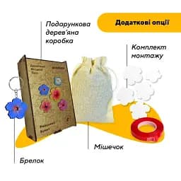 Деревяний фігурний пазл композиція Райський Букет, А3, Деревяна коробка 200 елементів - мініатюра 5