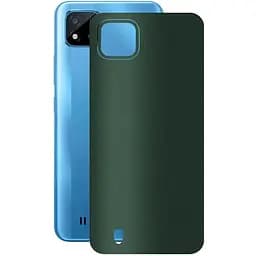 Захисна плівка StatusSKIN для Realme C20A 2021 Корпус Вініл Зелена матова