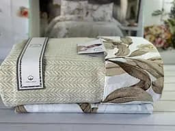 Постільна білизна з в’язаним пледом Bej Romeo Home pbe0051437 - мініатюра 2