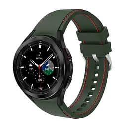 Ремінець для Samsung Galaxy Watch 5 Pro - зелено-червоний ширина кріплення 20мм силікон розмір L Watchbands RLine (W1-6WB445767) - мініатюра 2