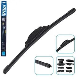 Щітка склоочисника Vitol Ultra 330-13" (безкаркасна) 9 адаптерів