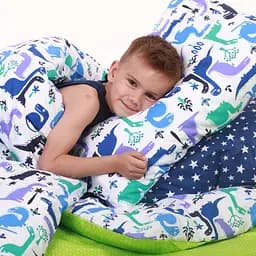 Наволочка Cosas Blue Dino 40х60 см (Дино_синий_1) - мініатюра 5