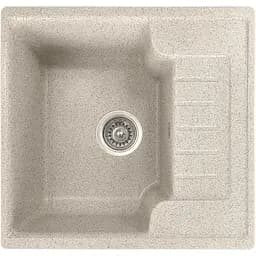 Гранітна кухонна мийка Romzha Klasicky 51 Gri (802) з крилом