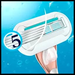 Жіноча бритва Gillette Venus Extra Smooth Sensitive Rosegold з 3 змінними касетами - мініатюра 4