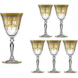 Набір келихів для вина Lora Модена 195 мл 6 шт. NGC64SETWINE