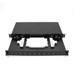 Оптична патч-панель Merlion ML-OP-S407A-12C 12-канальна, SC Simplex adapter, (485*340*44мм)