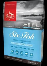 Сухі корми Orijen Six Fish Cat 1.8 кг. для кішок всіх порід і віків (сардина, макрель, хек, камбала,