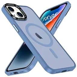 Чехол для мобильного телефона 2E Basic Apple iPhone 15 Soft Touch MagSafe Cover Light Blue (2E-IPH-15-OCLS-LB)