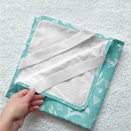 Наматрацник непромокаючий Cosas Animals Mint 70х120 см м'ята (WaterSheet_AnimalsMint_120) - мініатюра 4
