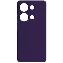 Чохол Silicone Cover з рамкою камери A Xiaomi Poco M6 Pro 4G Purple (34827_3343326)