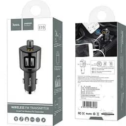 FM-трансмітер Hoco E19 Smart Metal Grey [116005] - мініатюра 7