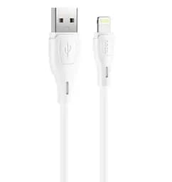 Кабель Hoco X61 Ultimate silicone charging data cable for Lightning White