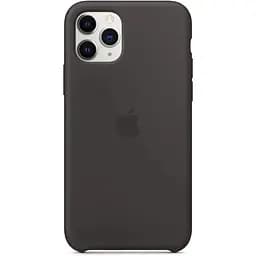 Оригінальний силіконовий чохол Apple Silicone Case для iPhone 11 Pro (5.8") Black (MWYN2ZM/A) - мініатюра 8