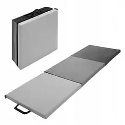 Мат гимнастический складной 4FIZJO 180 x 60 x 5 см 4FJ0571 Black/Grey (P-5907739319692)