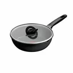 Сковорода Tefal Expertise з кришкою 24см чорний (G3218402) - мініатюра 1