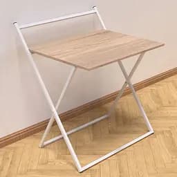 Стіл трансформер Компакт 3 750x790x720 Білий метал ДСП Дуб Сонома 16 мм FRD-104686