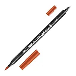 Маркер для паперу Коричневий 0.75 мм 1-6 мм 1122-S Le Plume II Marvy